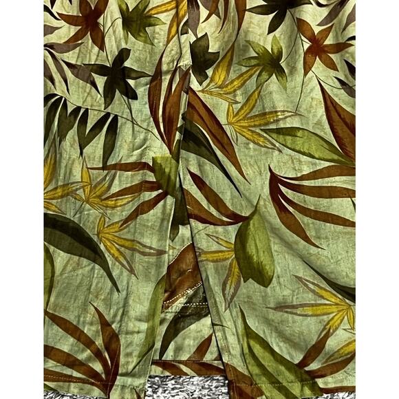 CST BLUES Women 3X Rainforest Tropical Embroidered Beaded Linen Maxi Skirt - Picture 6 of 7